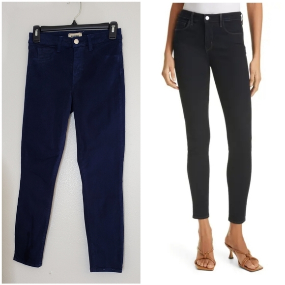 NEW L'AGENCE Marguerite Super Stretch Skinny Luxury High Waist Womens Jeans Chic - Picture 9 of 14